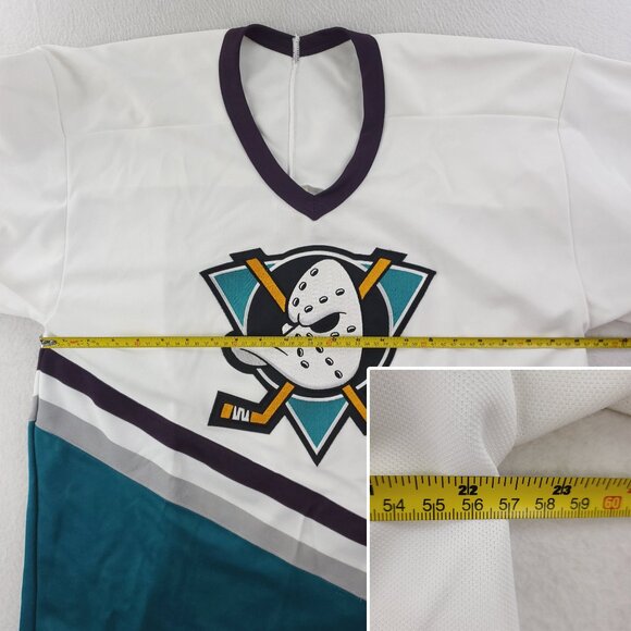 Mighty Ducks Vintage Hockey Jersey CCM 90s Men's Large - Picture 9 of 14
